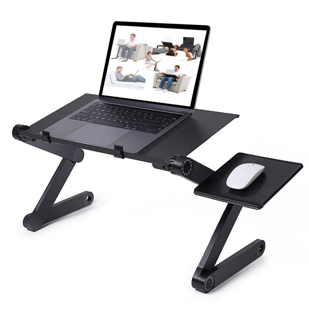 Ergonomic Portable Laptop Desk w/ Mouse Pad