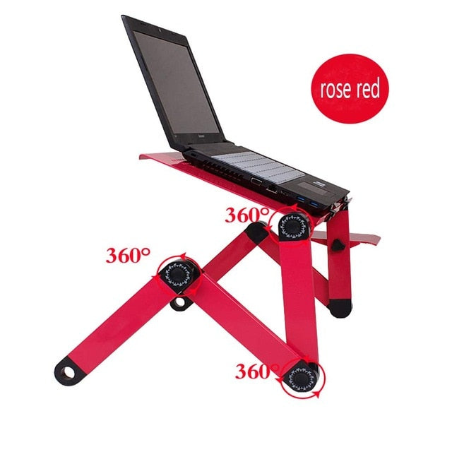 Ergonomic Portable Laptop Desk w/ Mouse Pad